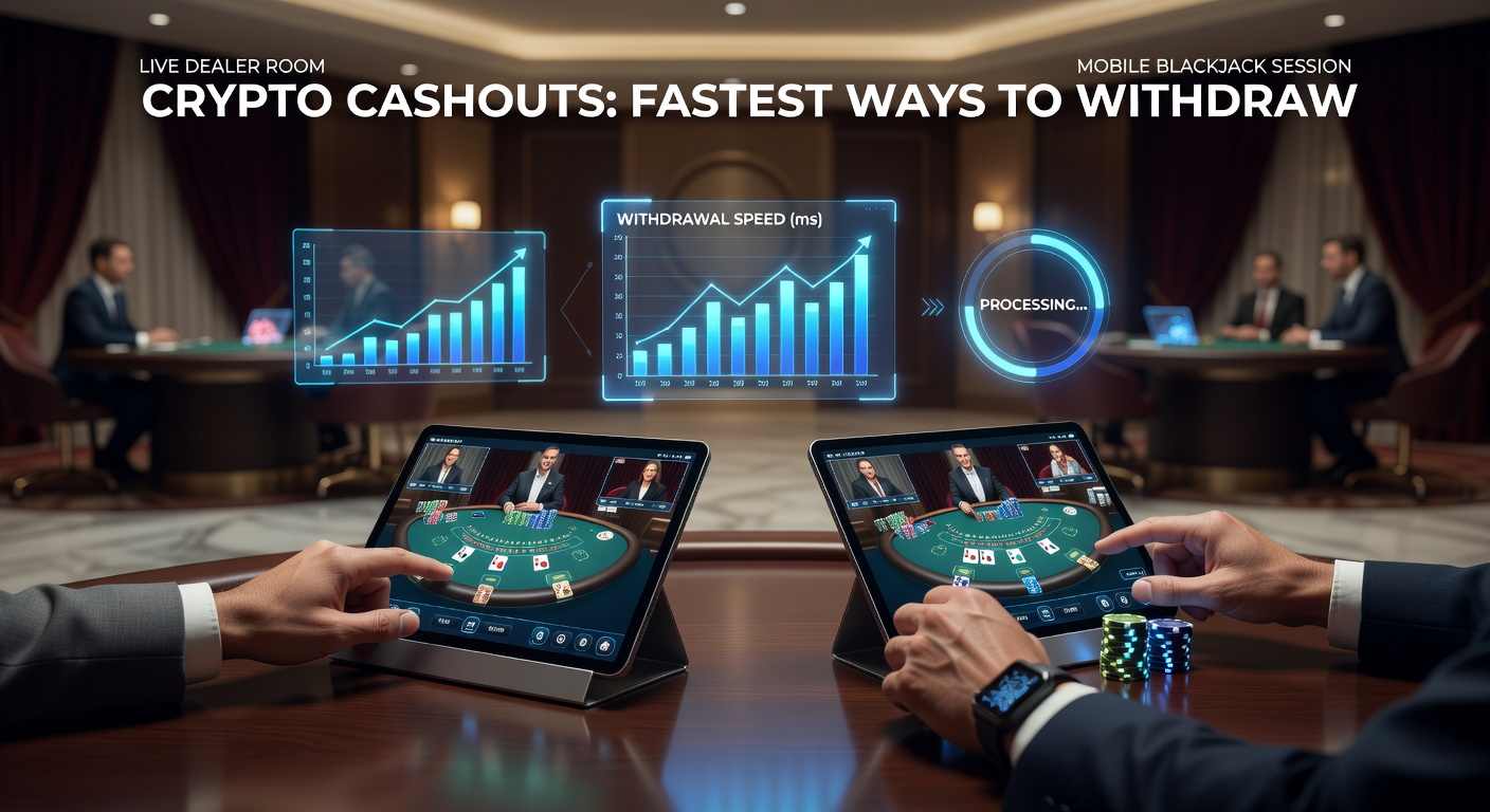 Close-up of crypto withdrawal confirmation on a live dealer mobile app during a blackjack hand