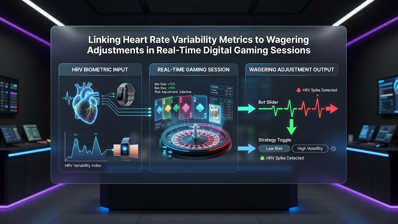Analytics dashboard showing heart rate variability trends synced with live wager adjustments on multiple gaming platforms