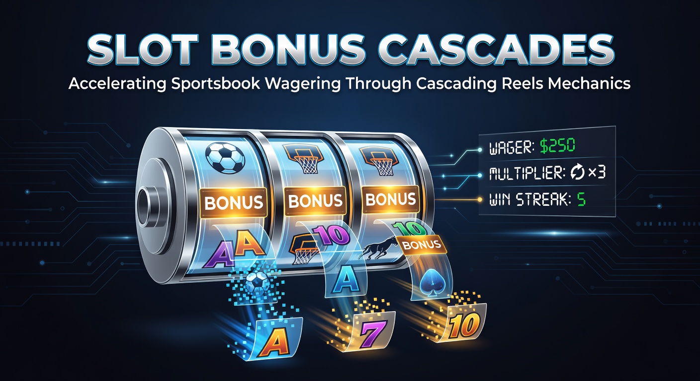 Dynamic cascading reels in action on a vibrant slot game interface, showing symbols tumbling down after a win